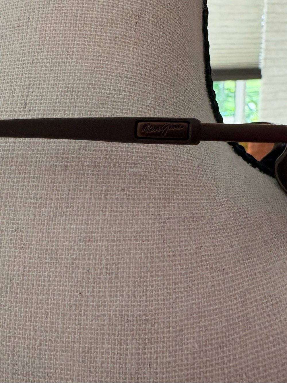 Maui Jim Brown Women's Sunglass Temple Arm with Branded Plaque